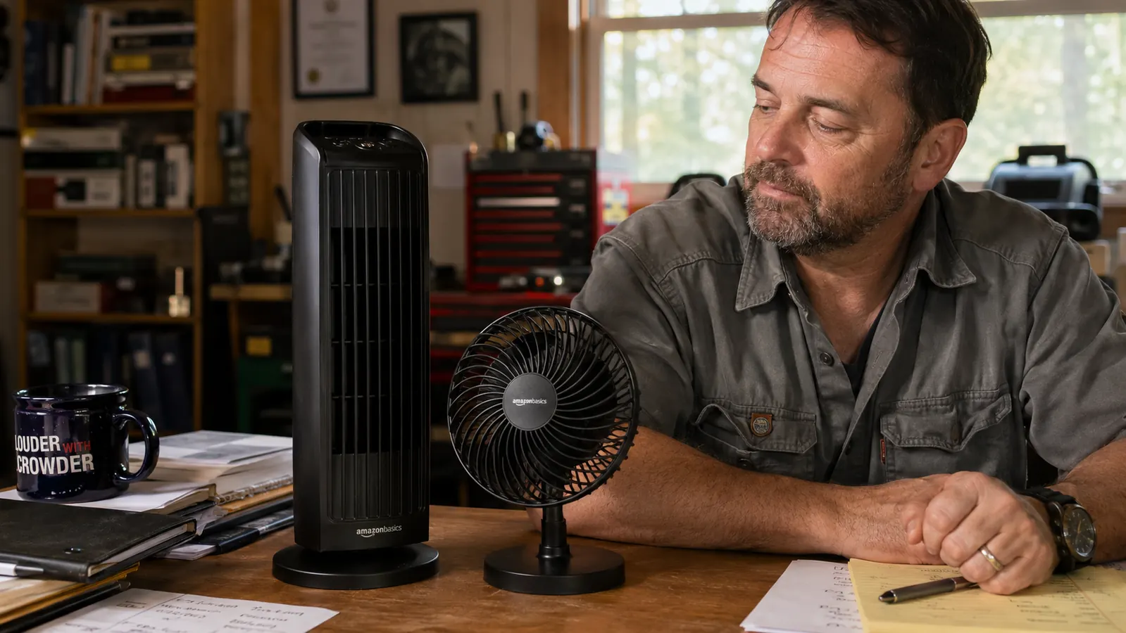 JZCreater USB Desk Fan vs a Desktop Tower Fan: Which One Cools Better